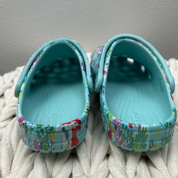 Disney Vera Bradley collaboration with Crocs kids Little Mermaid pure size C11 - Picture 4 of 10